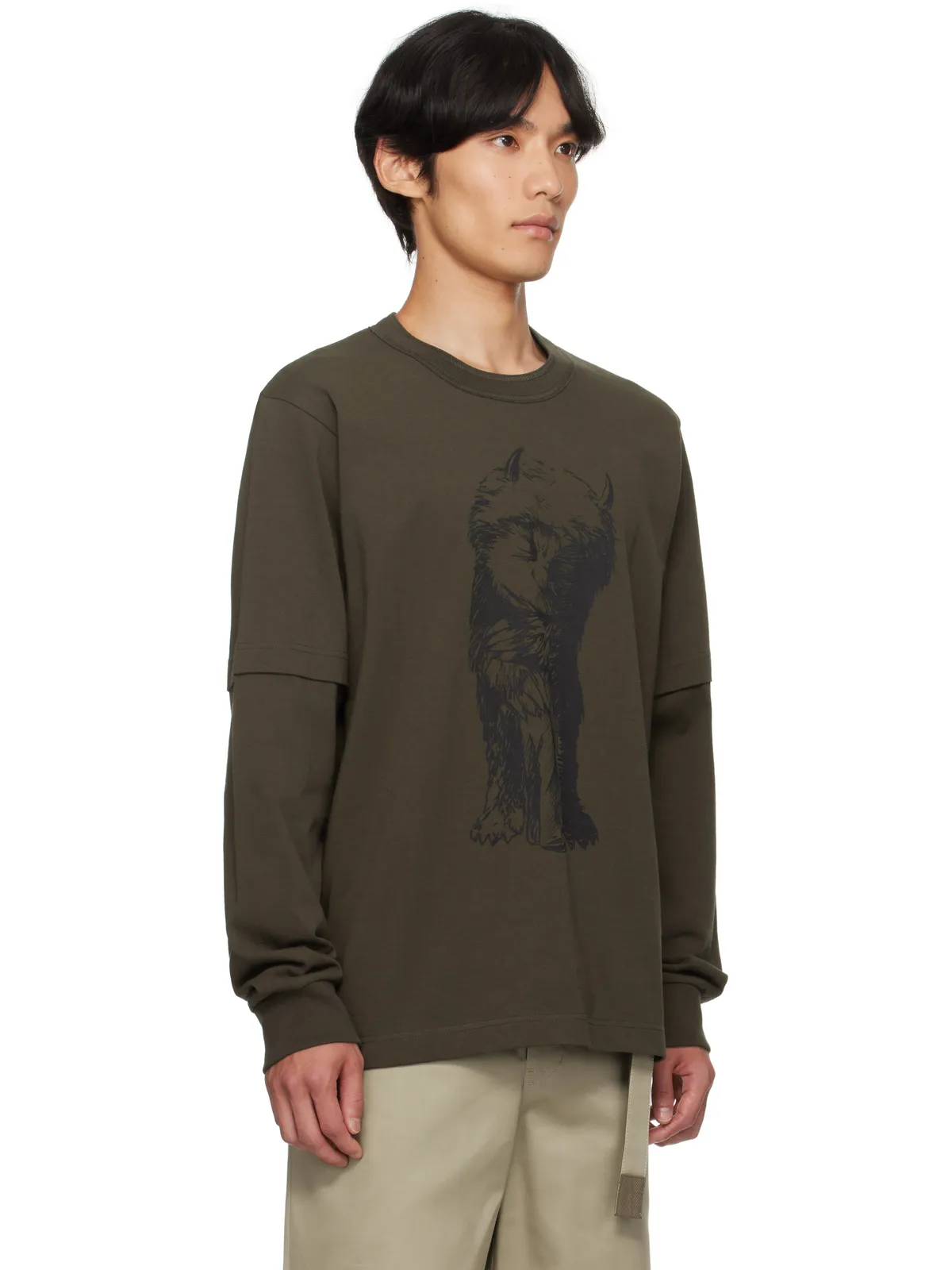 sacai 'Where The Wild Things Are' コットン Tシャツ - 画像2