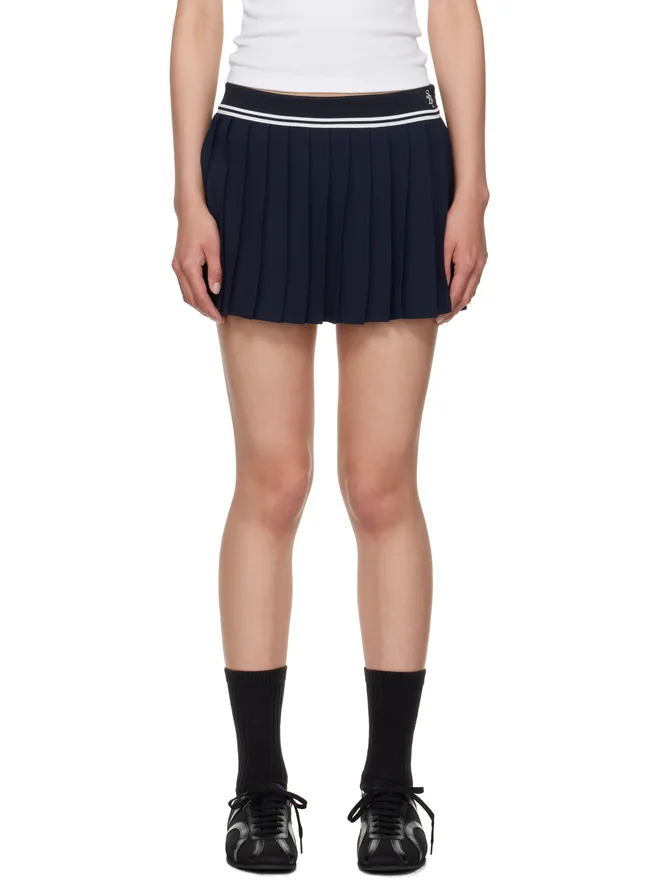 Sporty & Rich Sporty & Rich 'SRC' Logo Abigail ミニスカートの商品画像