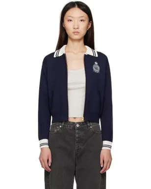 Sporty & Rich Royal Club ジップアップカーディガン - サムネイル1