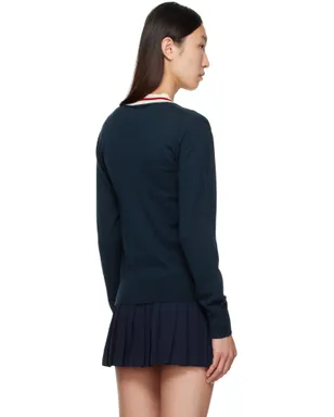 Sporty & Rich 'SRC' Minimalist Vネックセーター - サムネイル3