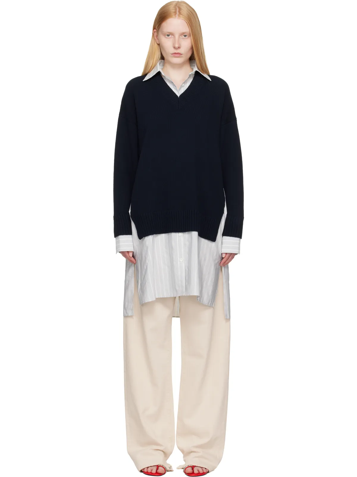 Stella McCartney Crewneck Jumper Shirt ミディアムワンピース - 画像1