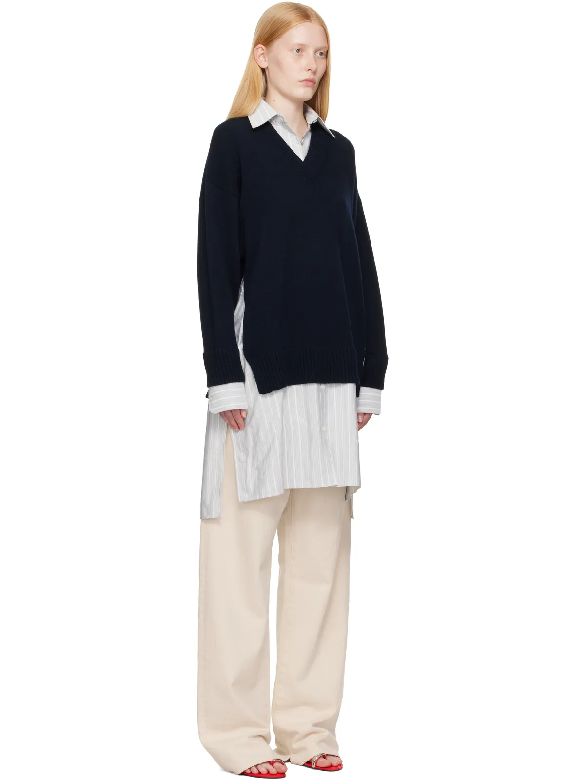 Stella McCartney Crewneck Jumper Shirt ミディアムワンピース - 画像2
