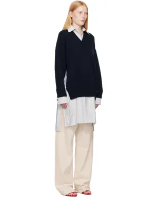 Stella McCartney Crewneck Jumper Shirt ミディアムワンピース - サムネイル2