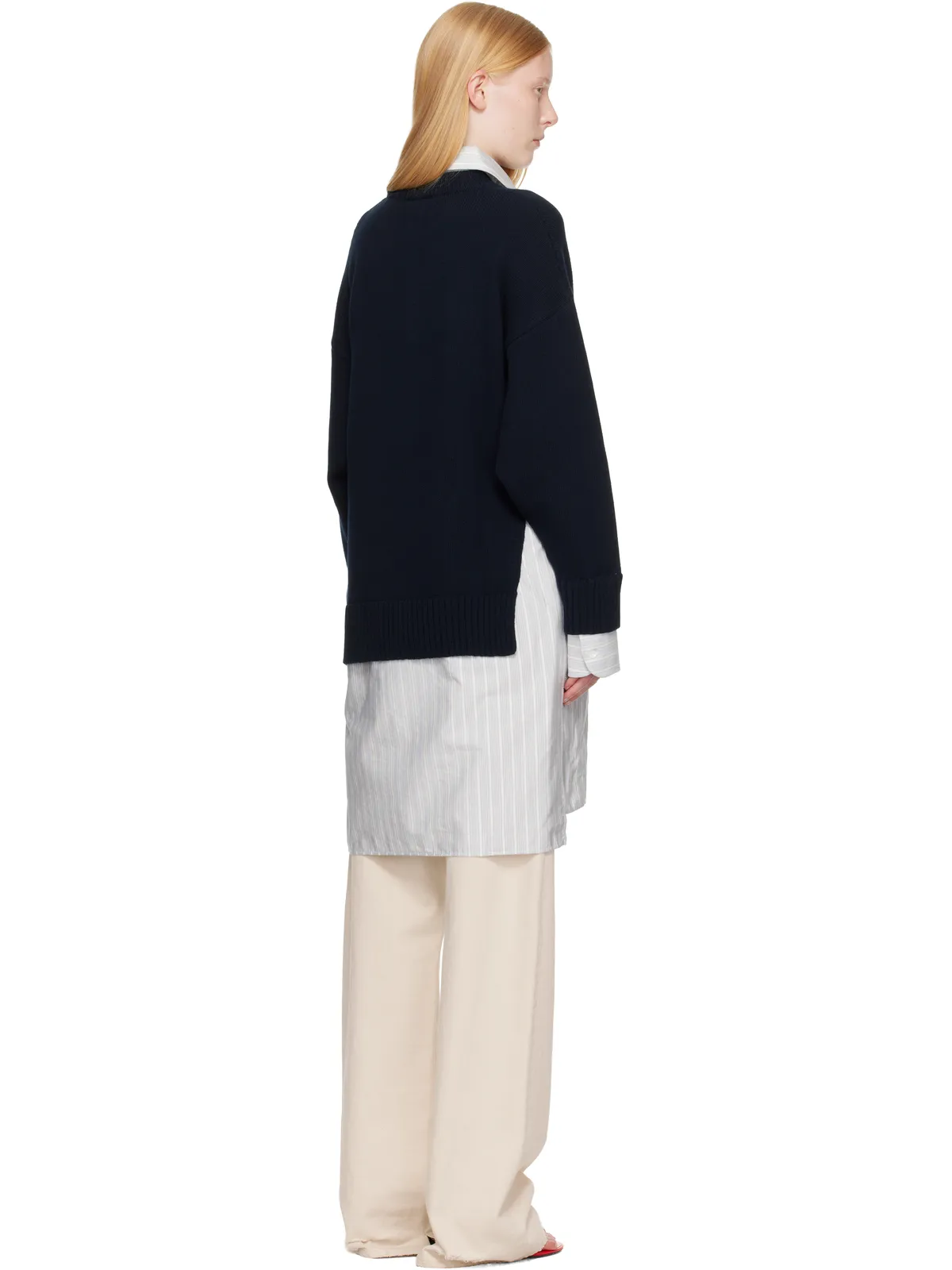 Stella McCartney Crewneck Jumper Shirt ミディアムワンピース - 画像3
