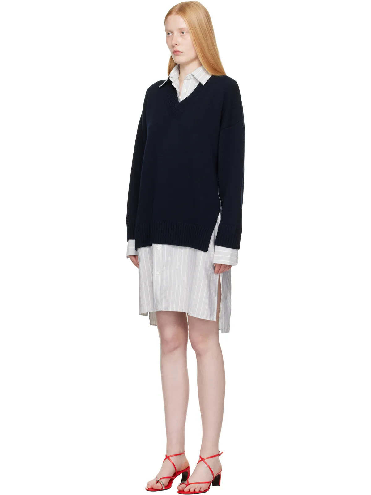 Stella McCartney Crewneck Jumper Shirt ミディアムワンピース - 画像4