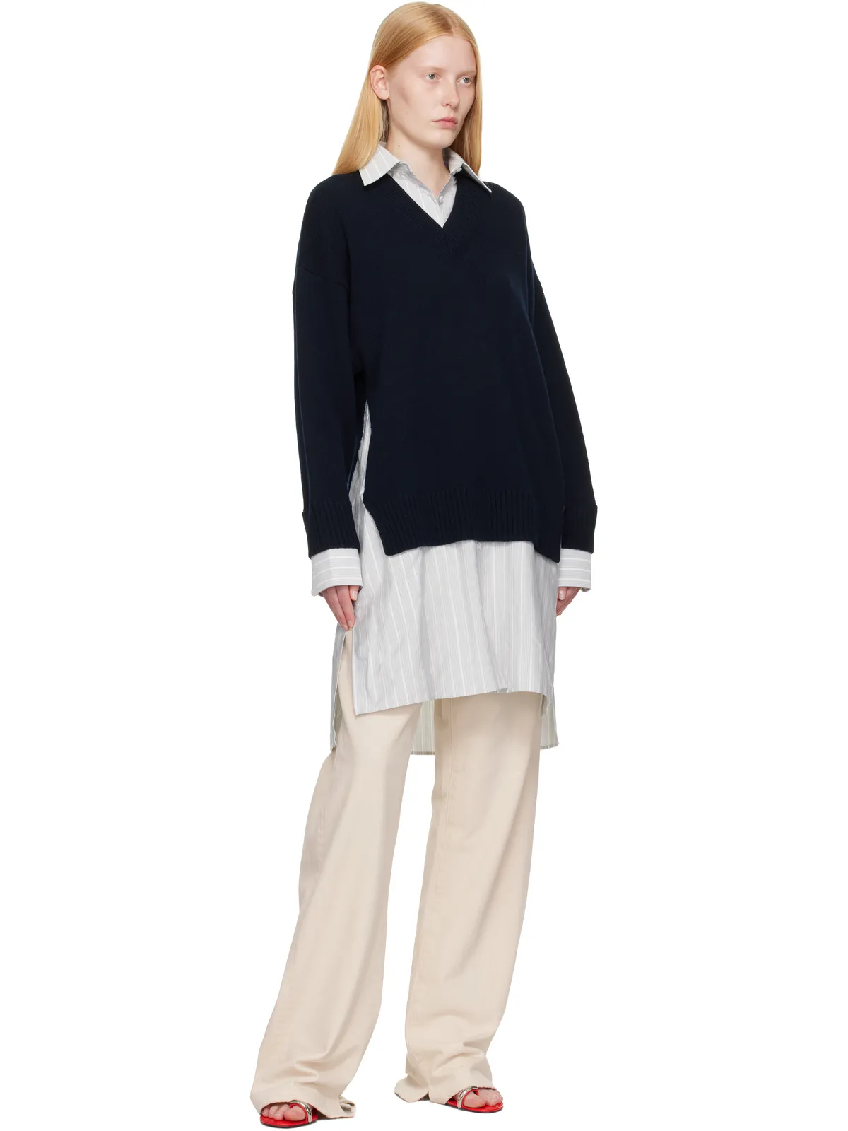 Stella McCartney Crewneck Jumper Shirt ミディアムワンピース - 画像5