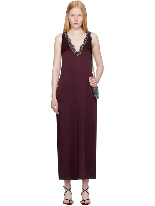 Stella McCartney Stella McCartney サテン スリップ マキシドレスの商品画像