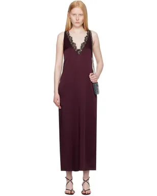 Stella McCartney サテン スリップ マキシドレス - サムネイル1