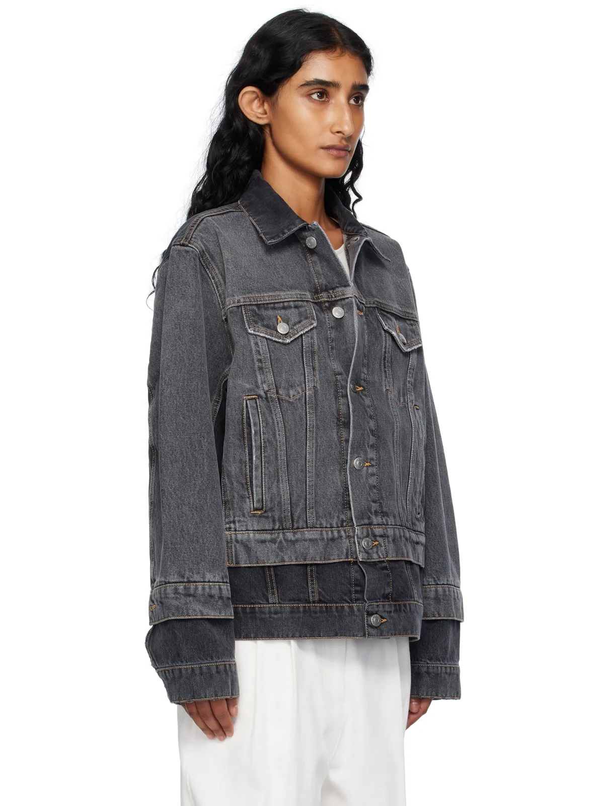 Stella McCartney Tonal Panelled デニムジャケット - 画像2
