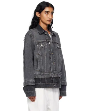 Stella McCartney Tonal Panelled デニムジャケット - サムネイル2