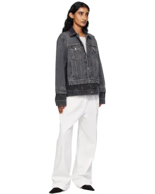 Stella McCartney Tonal Panelled デニムジャケット - サムネイル4