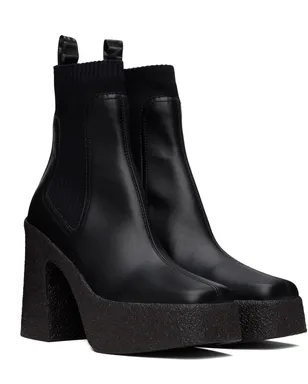 Stella McCartney Skyla Heeled Sock チェルシーブーツ - サムネイル4