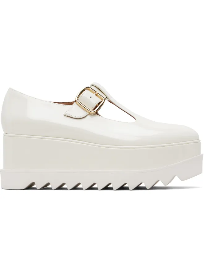 Stella McCartney Stella McCartney Elyse Tストラップ メリージェーン プラットフォーム ダービーの商品画像