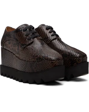 Stella McCartney 限定エディション Elyse スネーク プラットフォーム ダービー - サムネイル4
