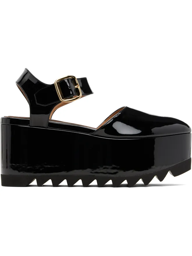 Stella McCartney Stella McCartney Elyse パテント プラットフォーム サンダルの商品画像