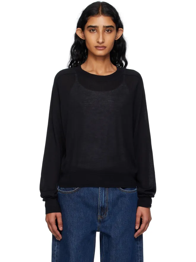 Loulou de Saison Loulou de Saison Angus カシミヤ クルーネックセーターの商品画像