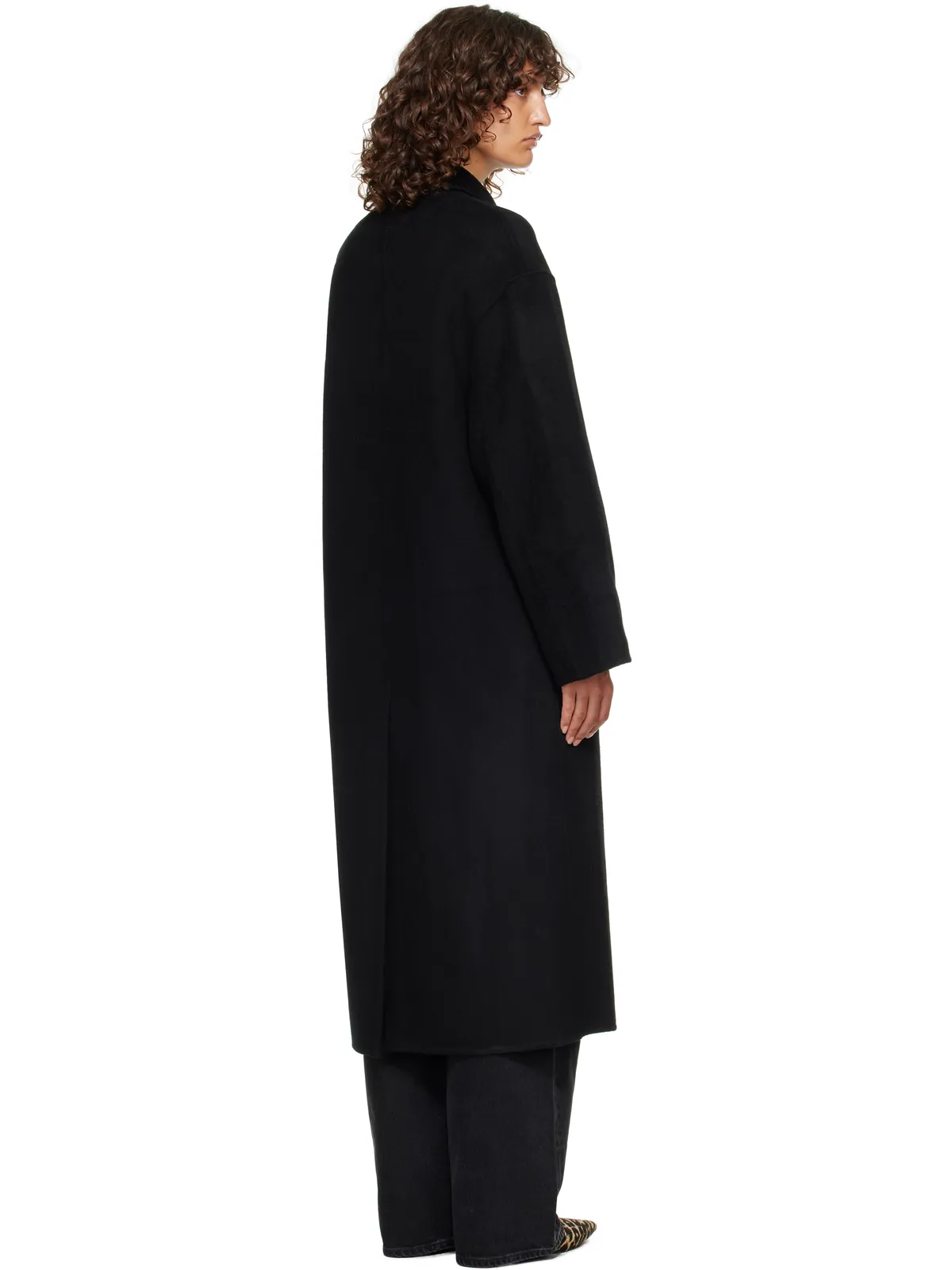Loulou de Saison Borneo LDS Wool Drap コート - 画像3