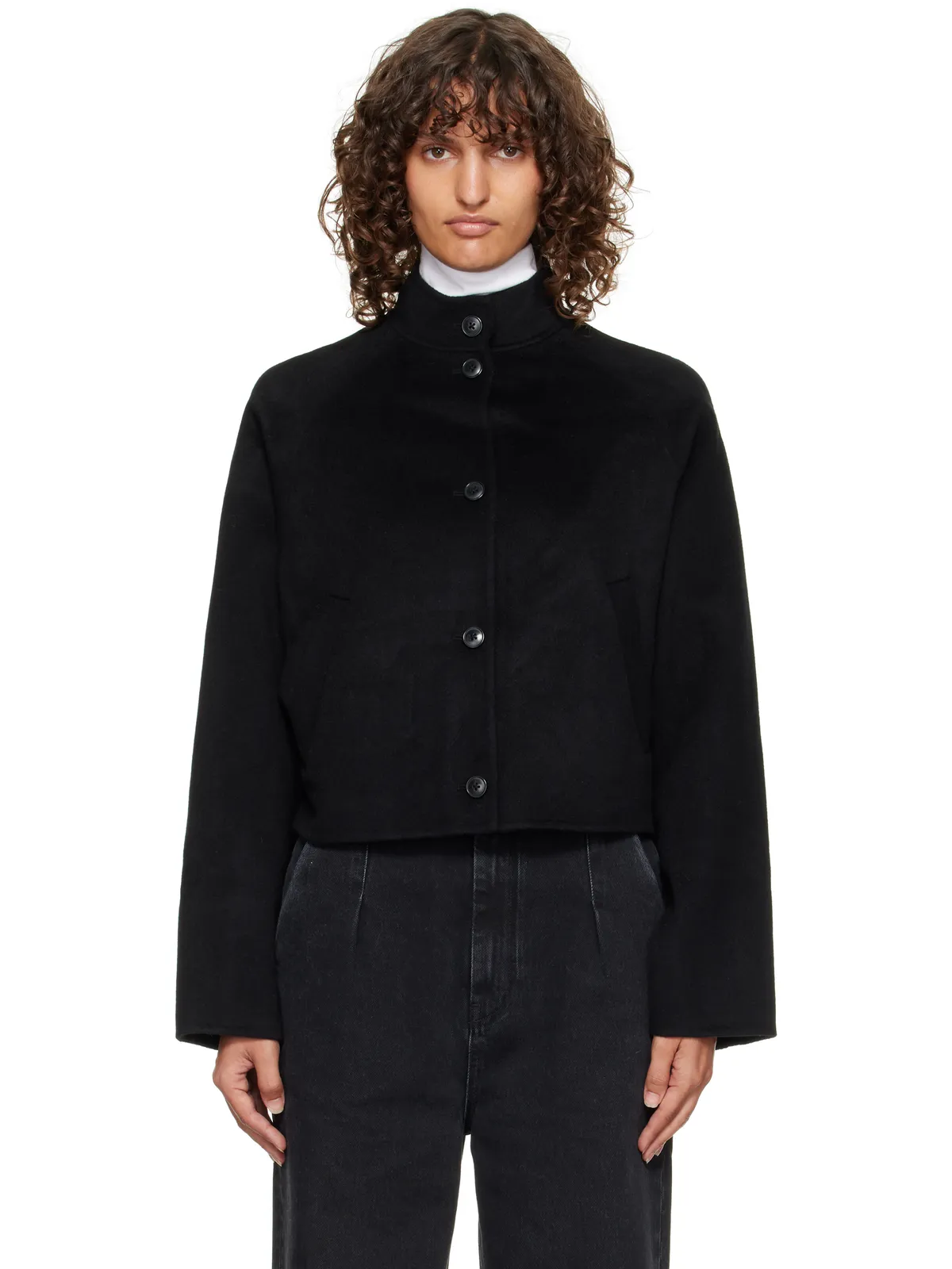 Loulou de Saison Nyma Wool Drap ジャケット - 画像1