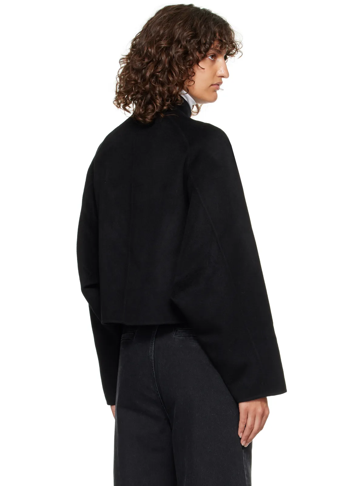 Loulou de Saison Nyma Wool Drap ジャケット - 画像3