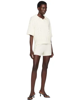Loulou de Saison Kina ニットポロシャツ - サムネイル4