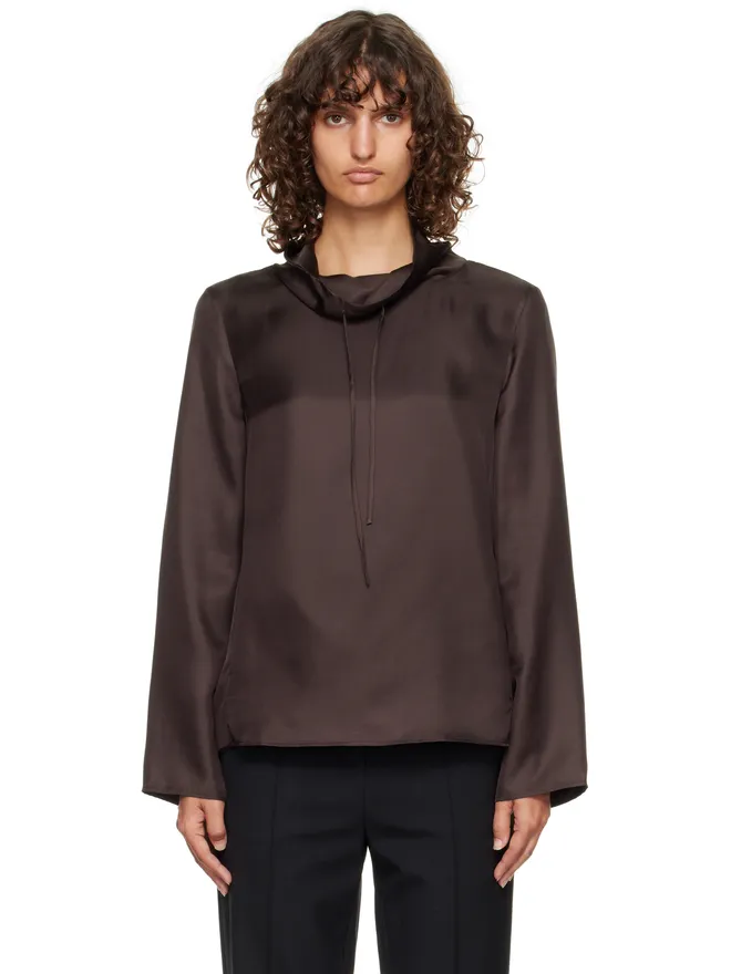 Loulou de Saison Loulou de Saison Cyna シルク ブラウスの商品画像