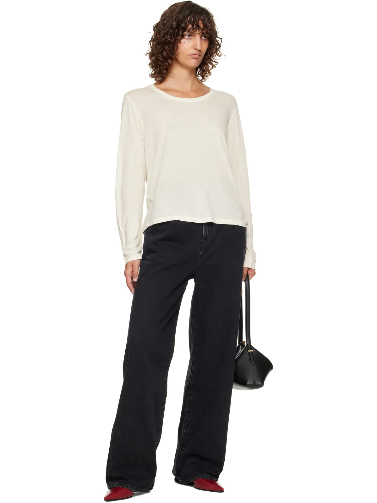 Loulou de Saison Ava LDS ジャージ 長袖Tシャツ - 画像4