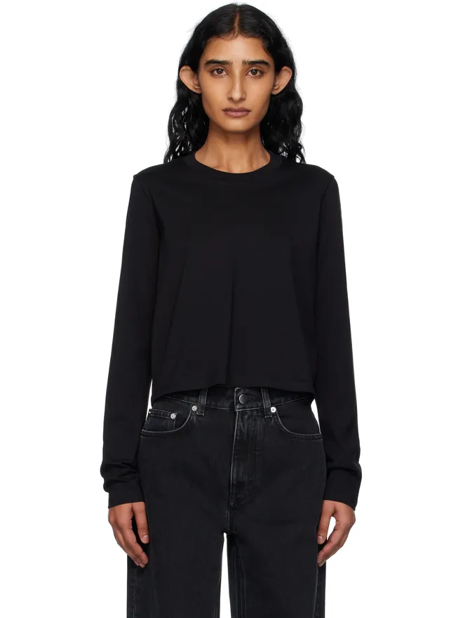 Loulou de Saison Loulou de Saison Masal LDS クロップド 長袖Tシャツの商品画像