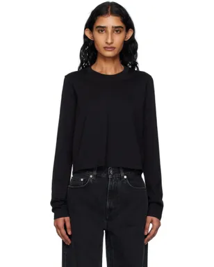 Loulou de Saison Masal LDS クロップド 長袖Tシャツ - サムネイル1