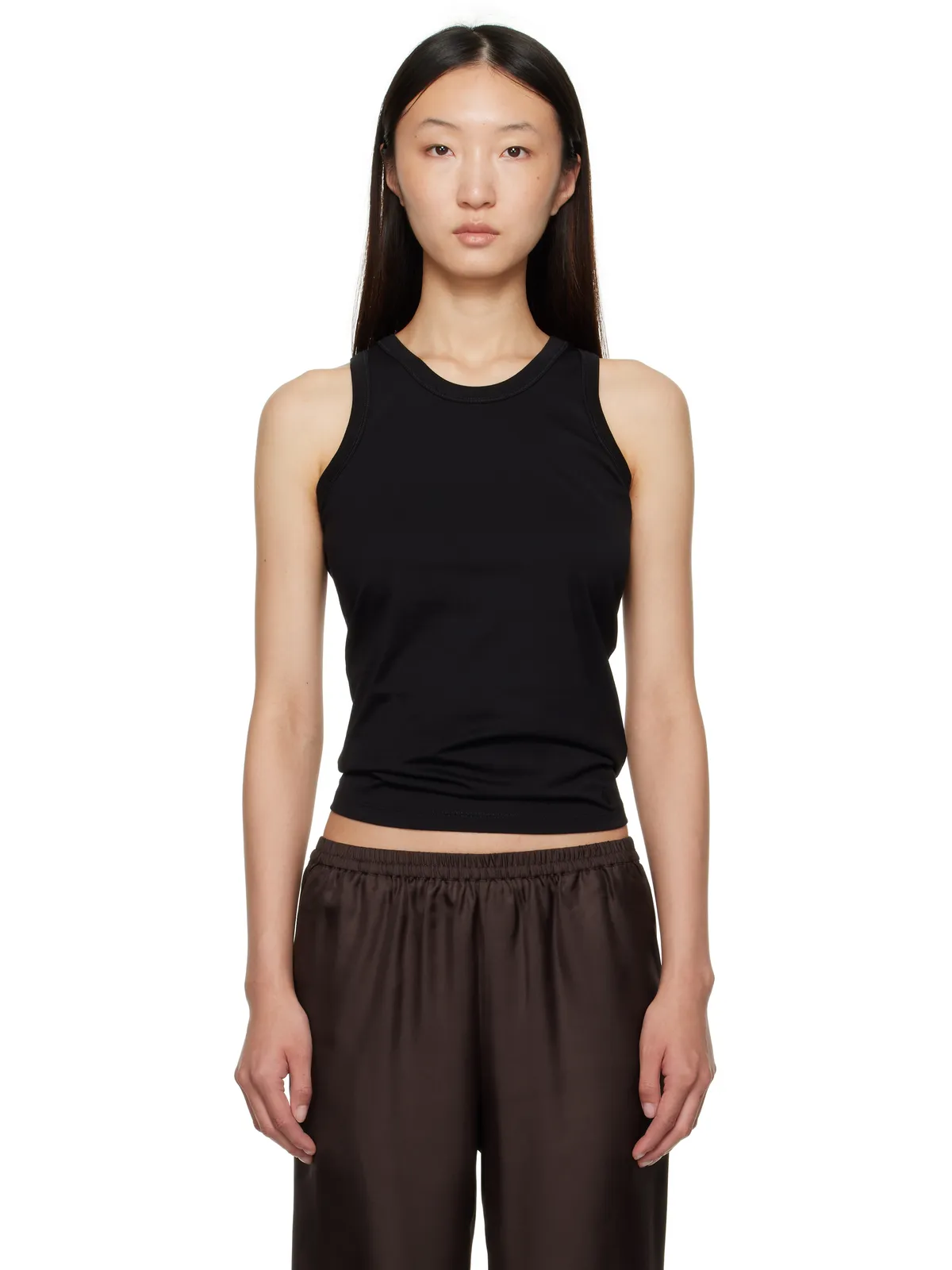 Loulou de Saison Poso LDS コットン タンクトップ - 画像1