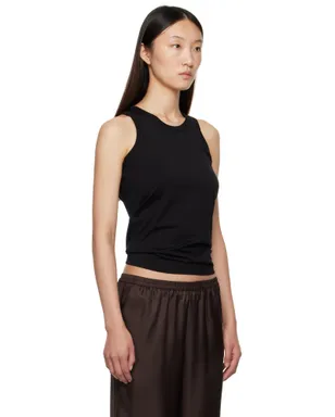 Loulou de Saison Poso LDS コットン タンクトップ - サムネイル2