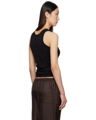 Loulou de Saison Poso LDS コットン タンクトップ - サムネイル3