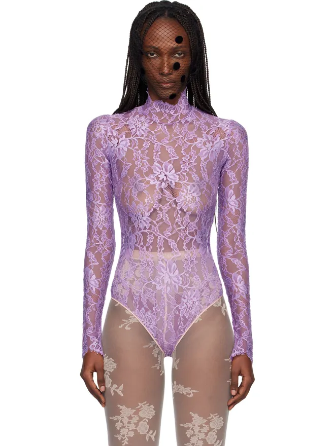 Valentino Valentino フローラル レース ボディスーツの商品画像