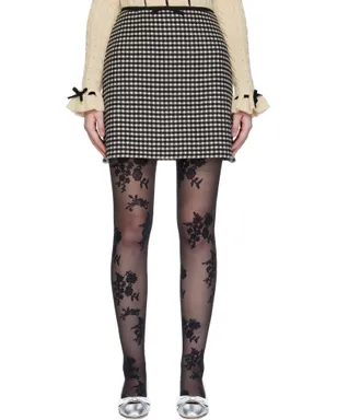 Valentino チェック ミニスカート - サムネイル1