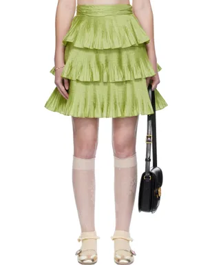 Valentino タフタ ミディアムスカート - サムネイル1