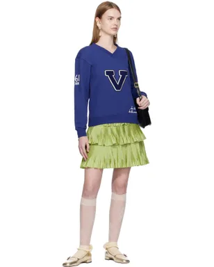 Valentino タフタ ミディアムスカート - サムネイル4