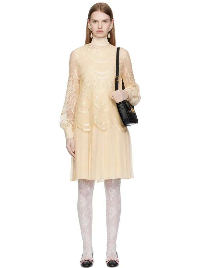 Valentino Valentino レイヤード ミディアムワンピースの商品画像