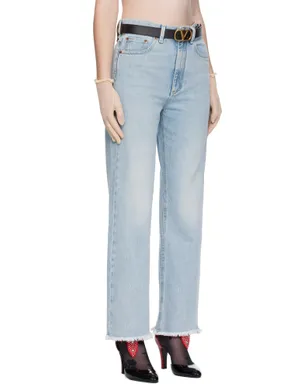 Valentino フレイドカフ ジーンズ - サムネイル2