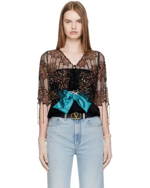 Valentino スパンコール ジャケット - サムネイル1