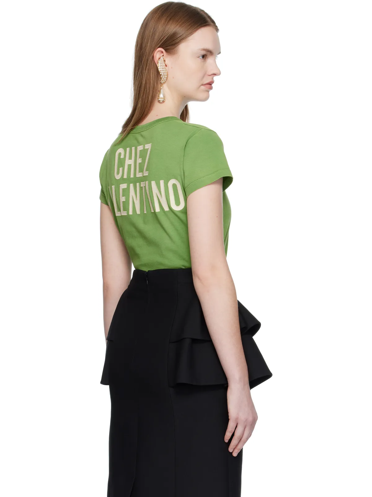 Valentino コットン プリントTシャツ - 画像3