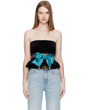 Valentino ベルベット トップス - サムネイル1