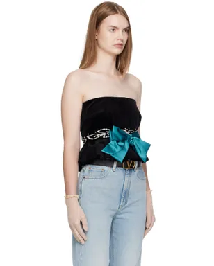 Valentino ベルベット トップス - サムネイル2