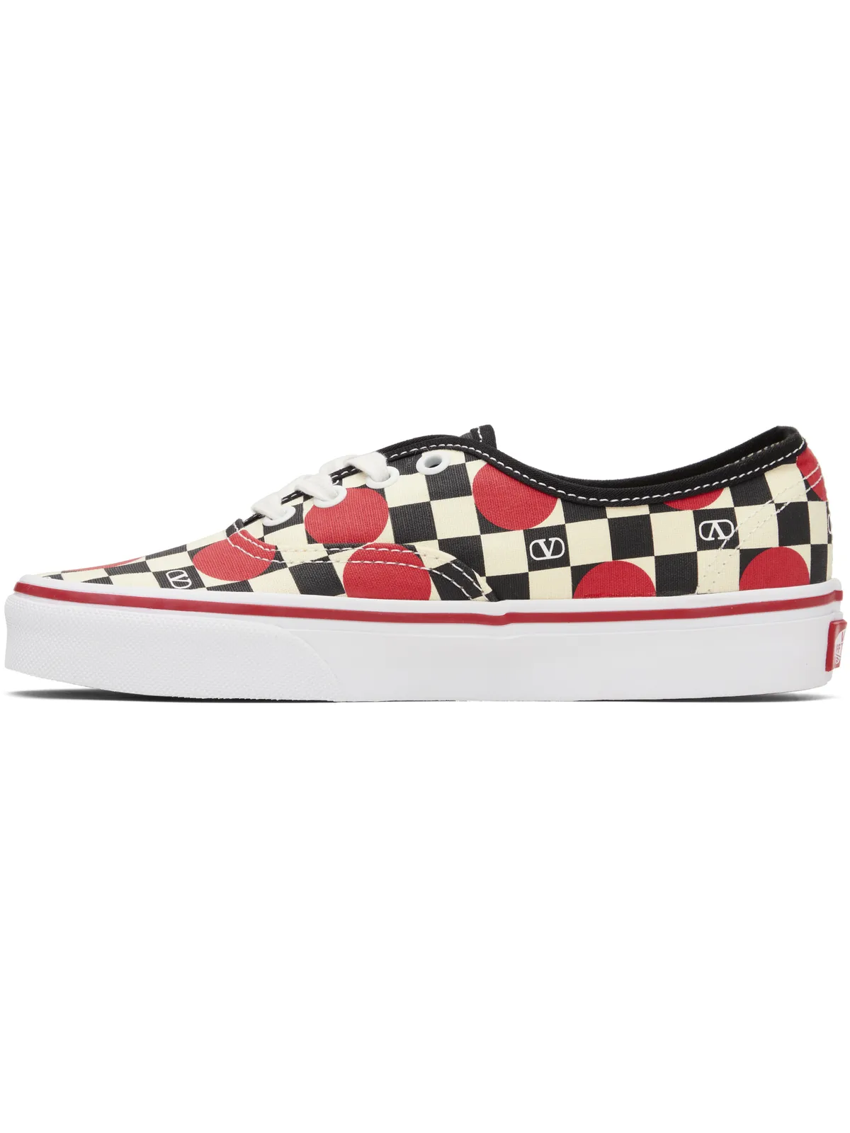 Valentino Garavani Vansエディション VLogo ブロックチェック ローカットスニーカー - 画像3