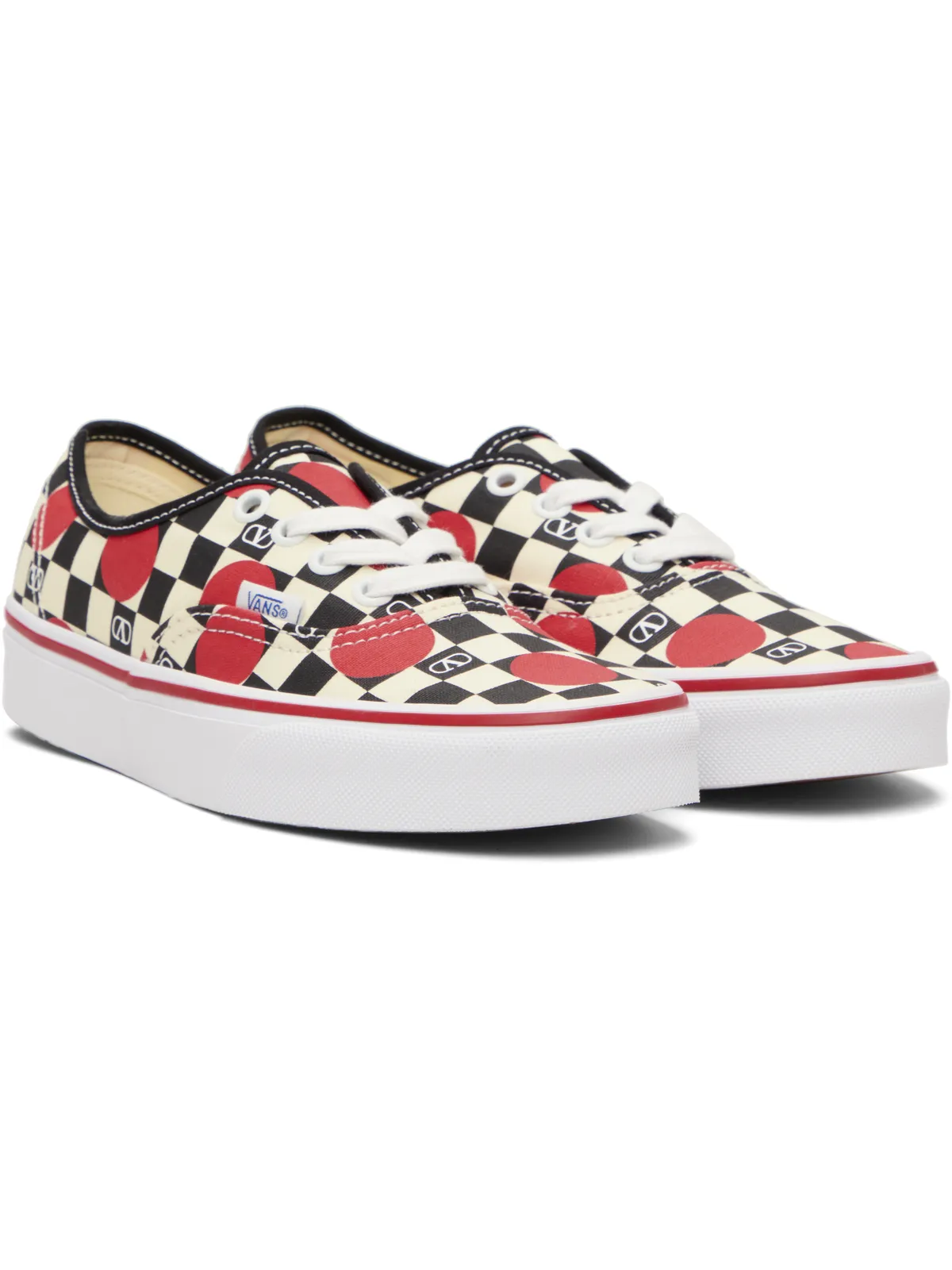 Valentino Garavani Vansエディション VLogo ブロックチェック ローカットスニーカー - 画像4