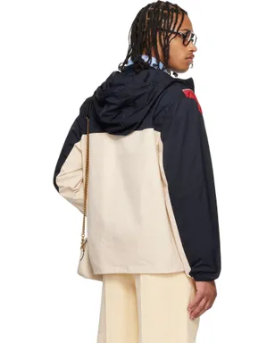 Valentino VLogo Patch フード付き ウインドブレーカー ジャケット - サムネイル3