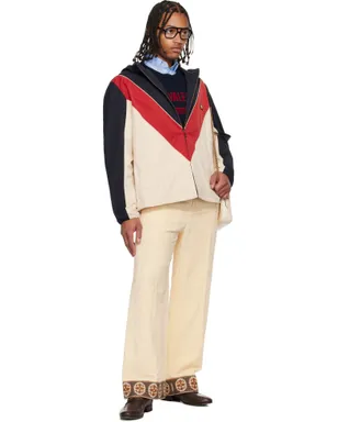 Valentino VLogo Patch フード付き ウインドブレーカー ジャケット - サムネイル4