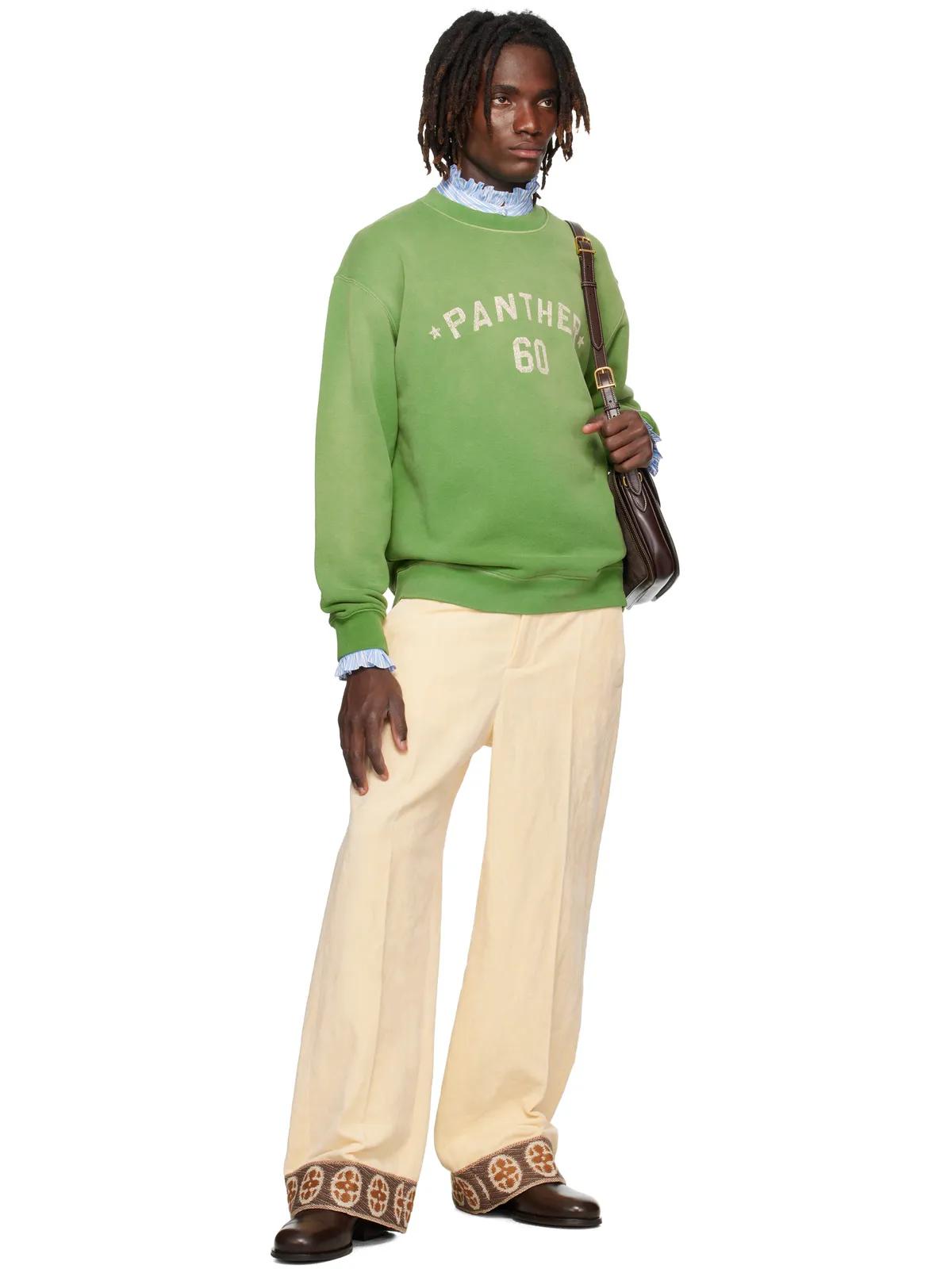 Valentino Flocked トラウザーズ - 画像4