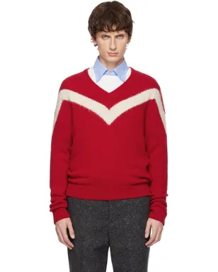 Valentino VLogo ウール リボン セーター - サムネイル1