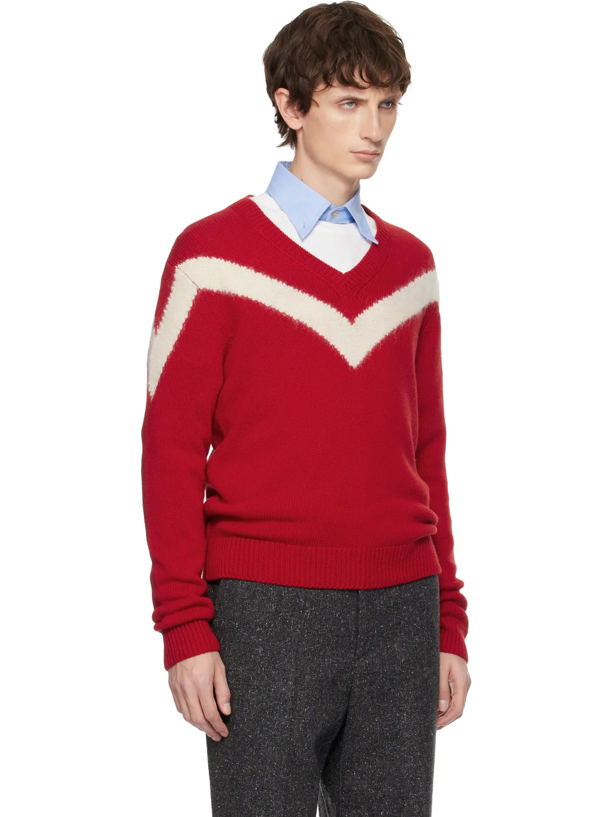 Valentino VLogo ウール リボン セーター - 画像2