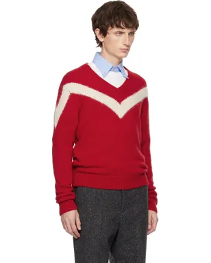 Valentino VLogo ウール リボン セーター - サムネイル2