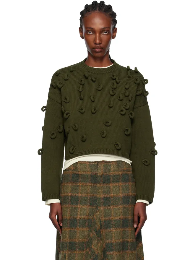 JW Anderson JW Anderson Loop クロップド セーターの商品画像